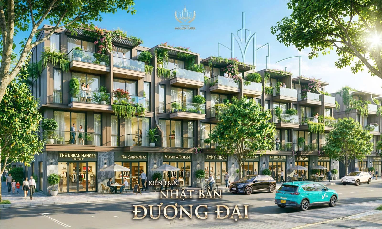 Nhà phố Nhật Bản đương đại Vinhomes Saigon Park 3