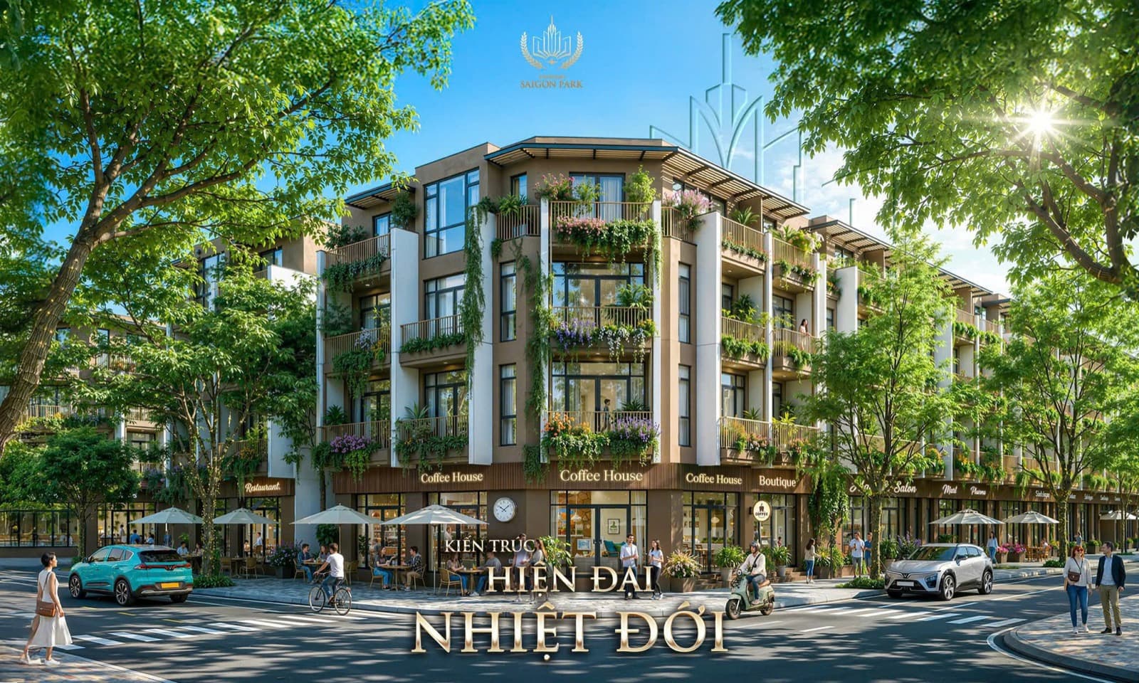 Boutique hiện đại nhiệt đới Vinhomes Saigon Park 4